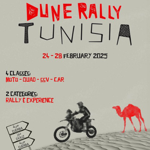 calendrier dune tunisia rally